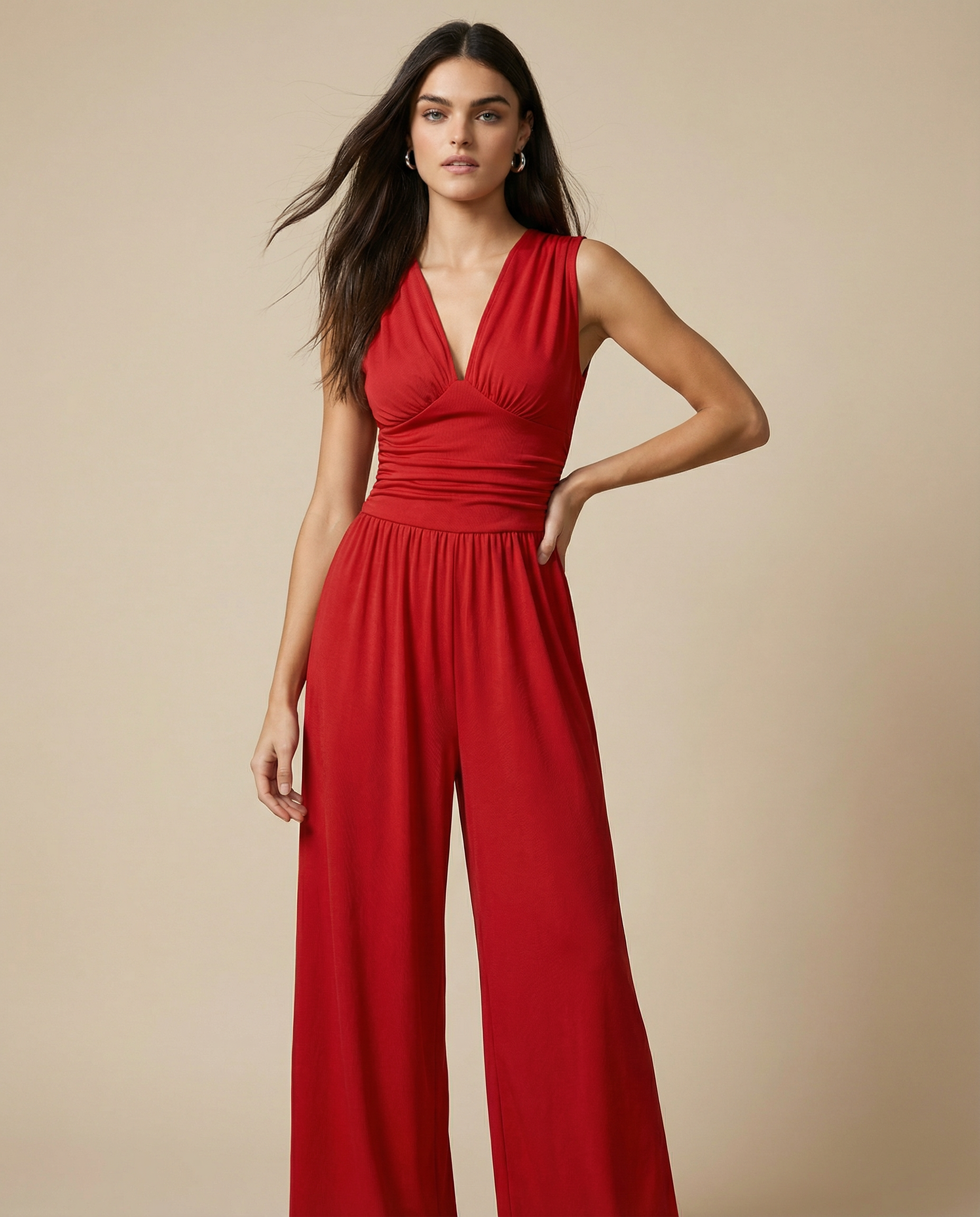 Skye | Sleeveless Wide-Leg Jumpsuit