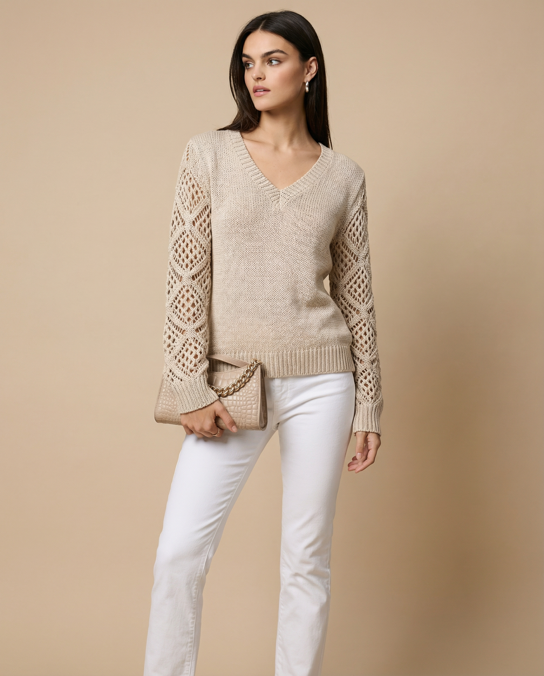 Elora – V-neck jumper