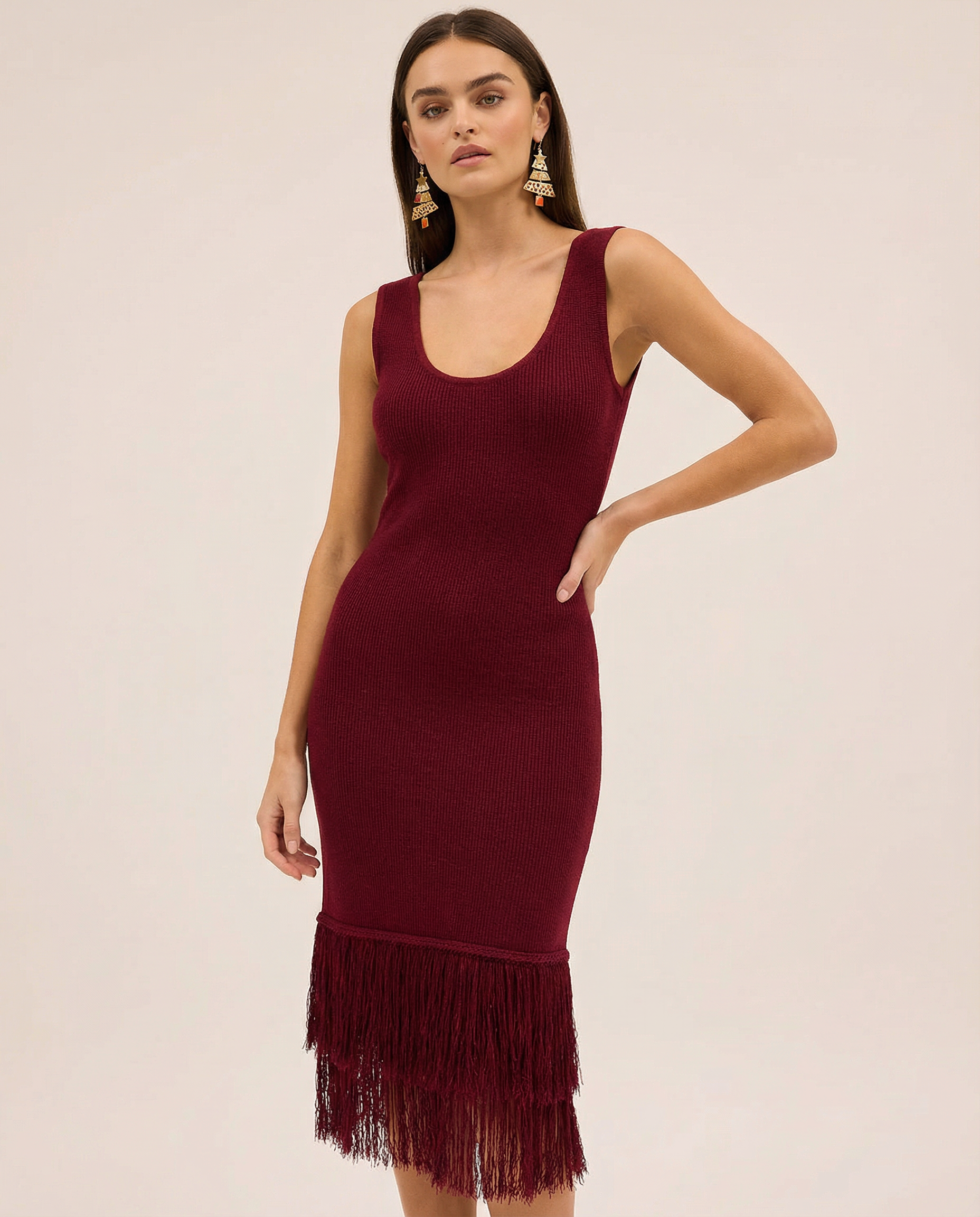 Colorful Christmas Tree Earrings