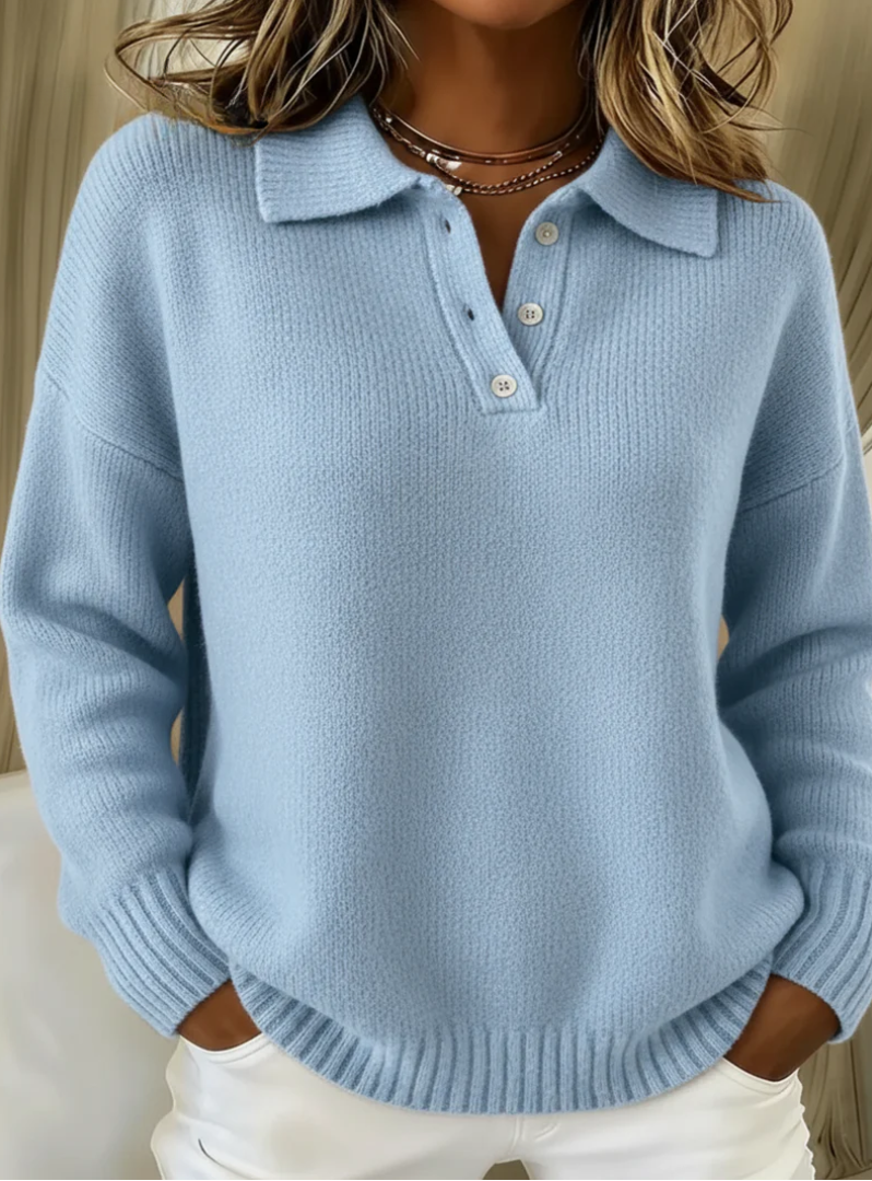 Susan | Soft Sweater With Collar