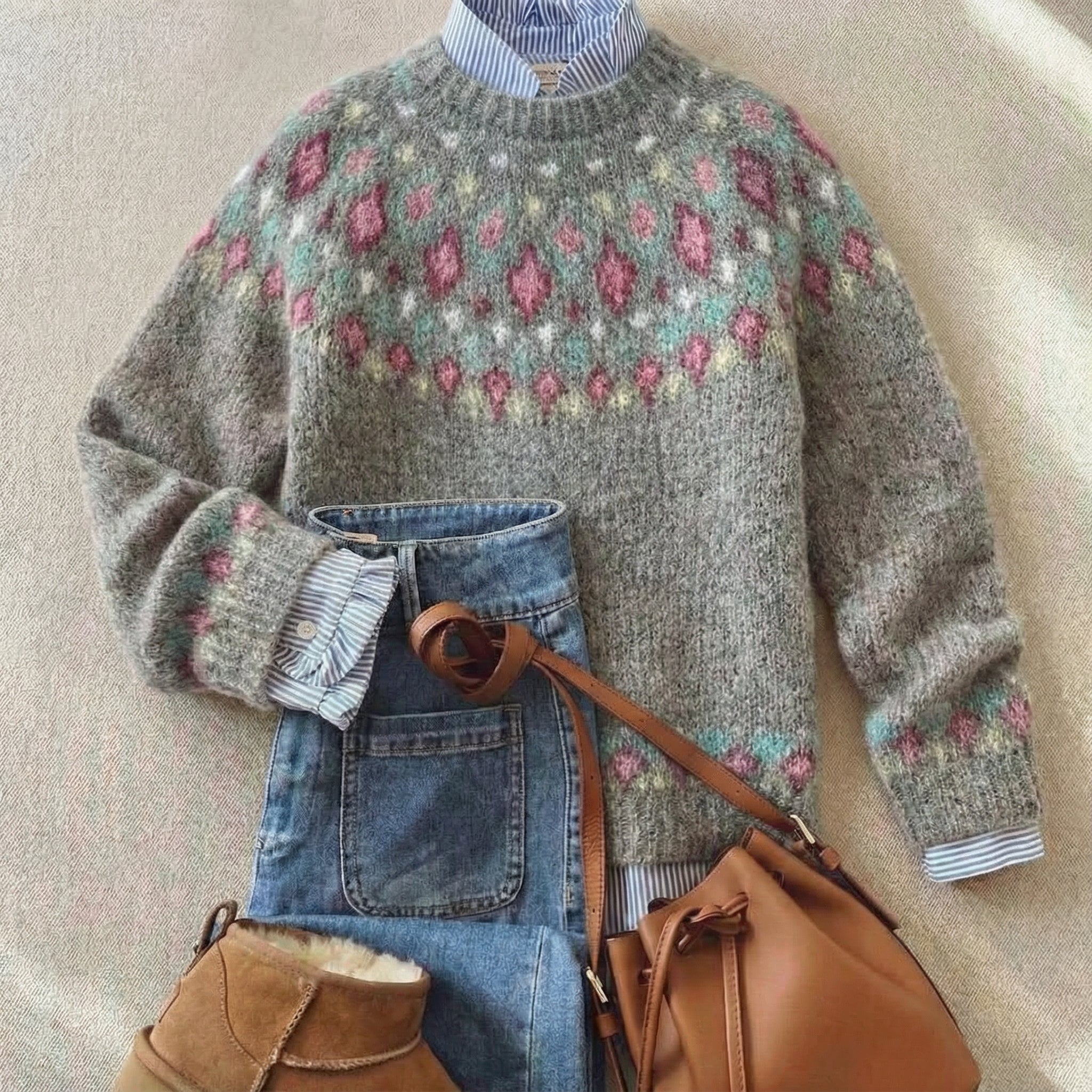 Janet | Heritage Nordic Knit Sweater