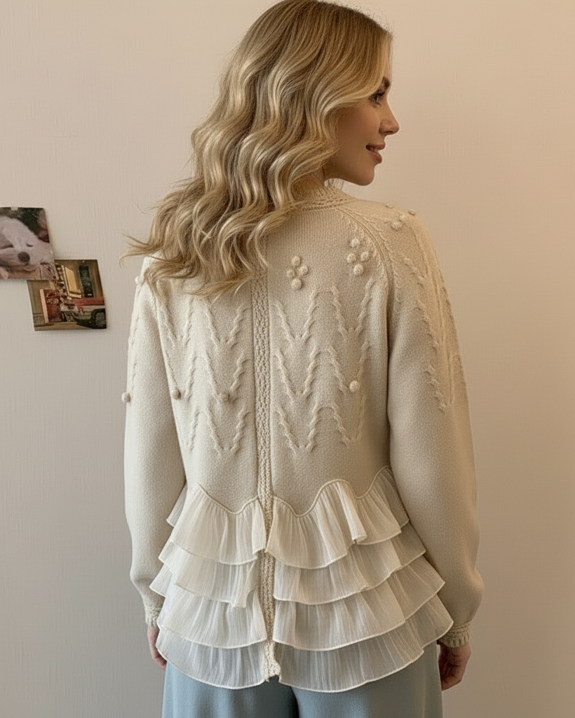 Natalie - Ruffle Cardigan