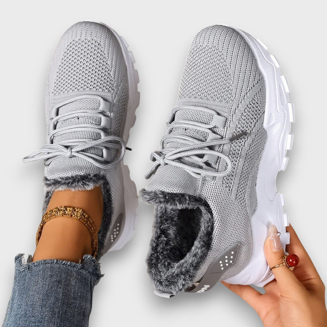 Chloe | Lace-Up Winter Sneakers
