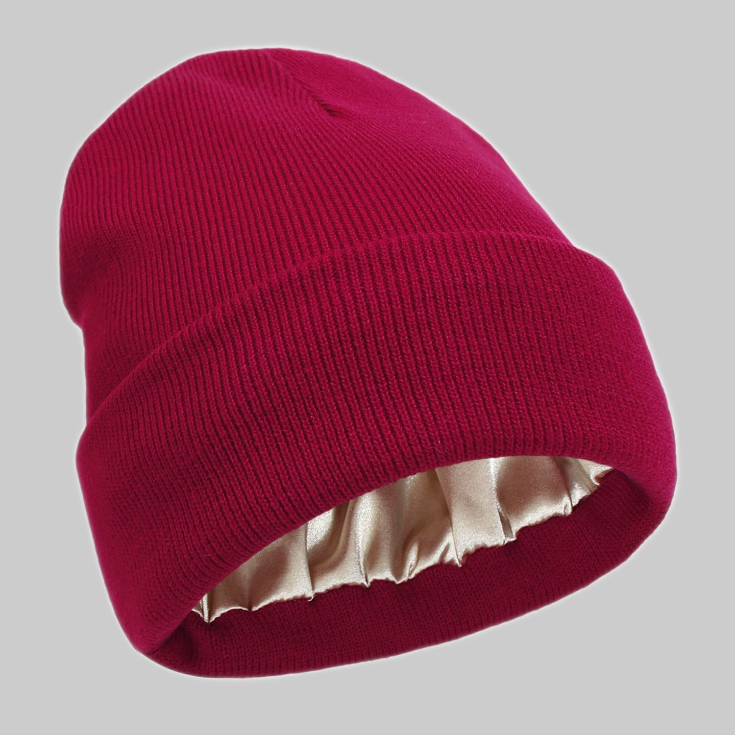Krissy - Anti-Frizz Satin-Lined Winter Beanie