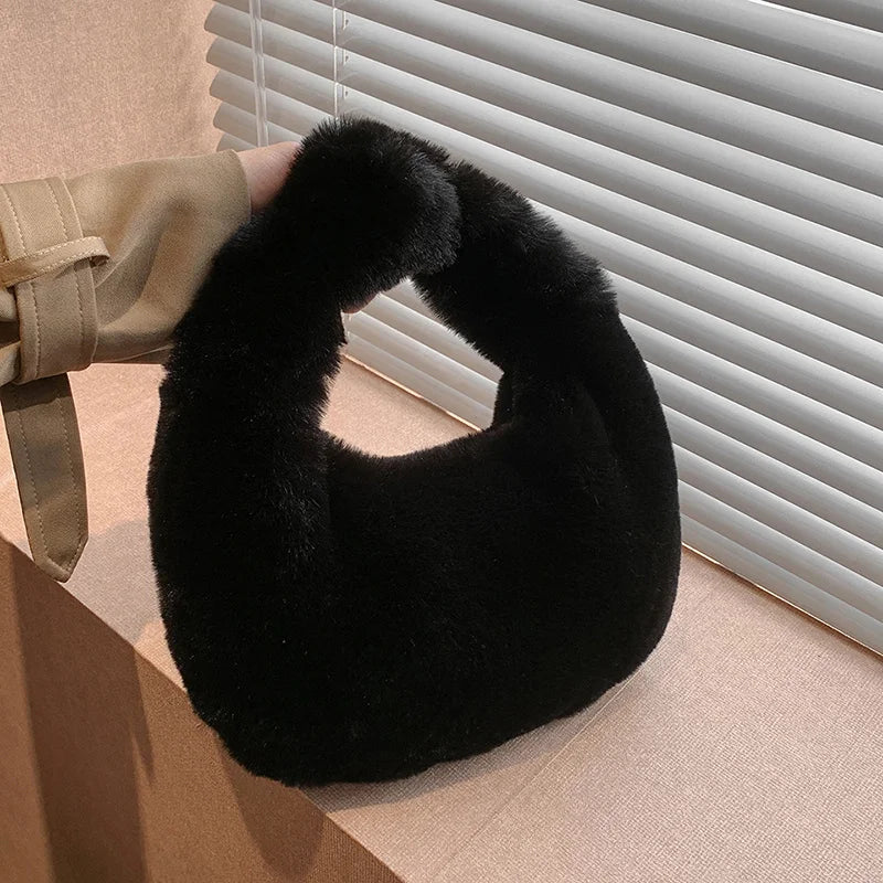 Danica | Plush Faux-Fur Shoulder Bag