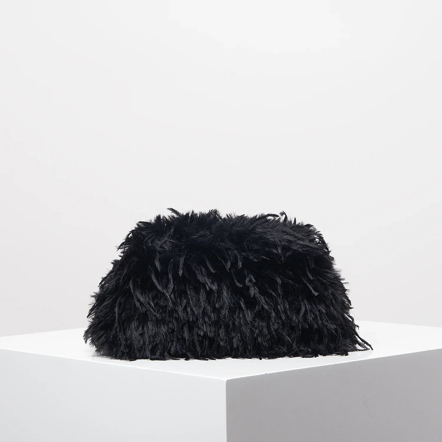 Rowan | Plush Clip Clutch