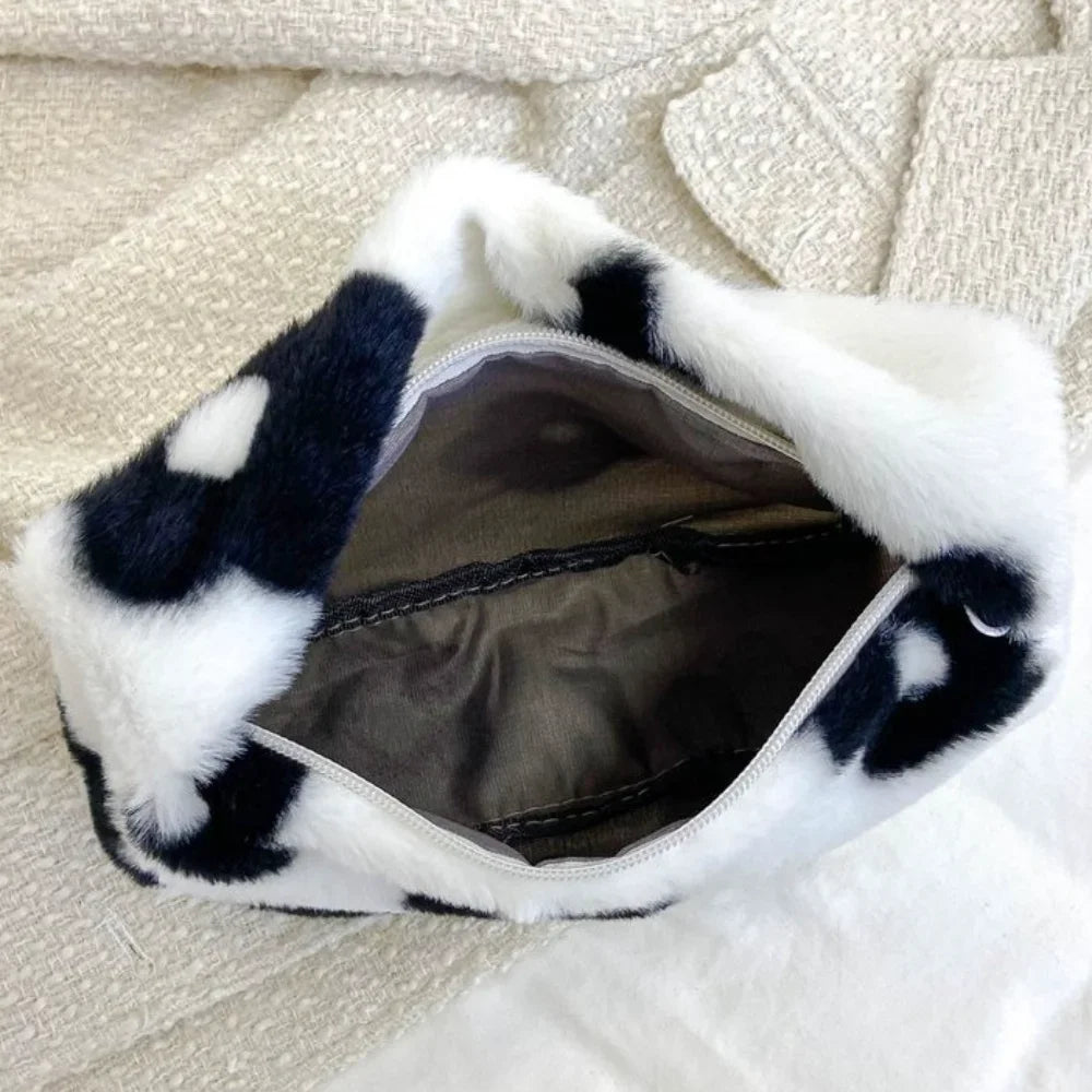 Lilith | Plush Print Shoulder Bag