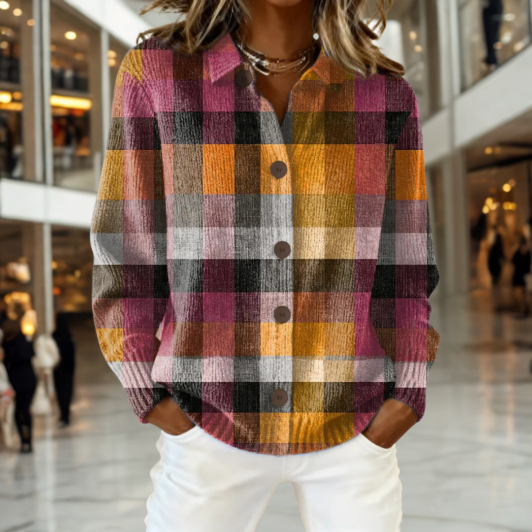 Lena™ - Heritage Check Cardigan