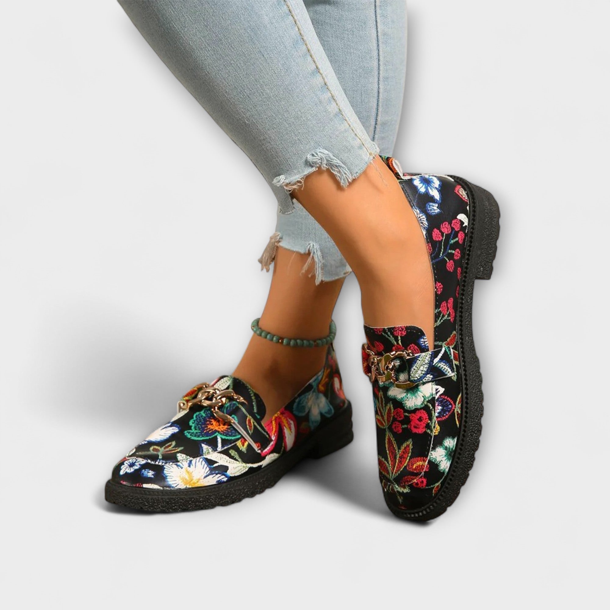 Camille - Bold Multicolor Loafers