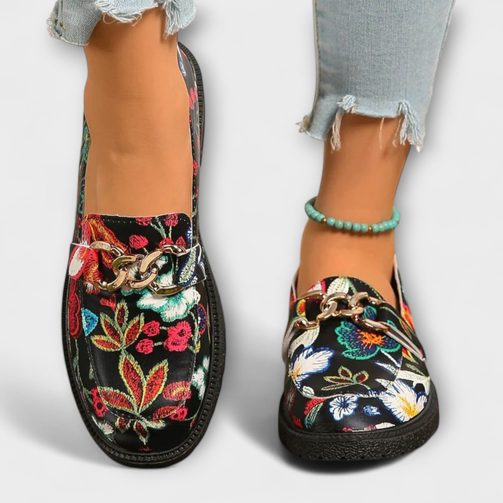 Camille - Bold Multicolor Loafers