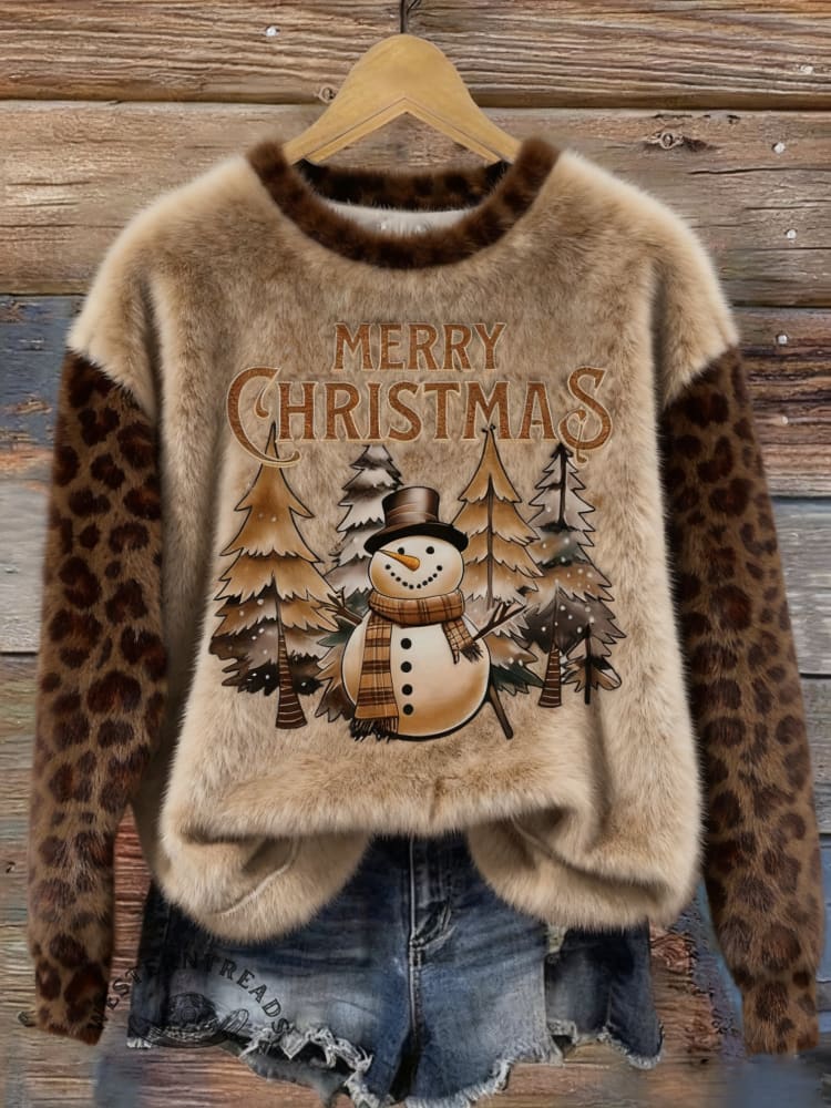 Christmas Fall/Winter Warm Plush Sweatshirt